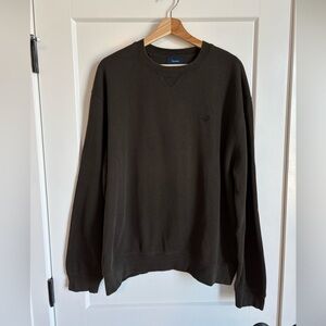 Vintage Faconnable Brown Ribbed Crewneck Sweater